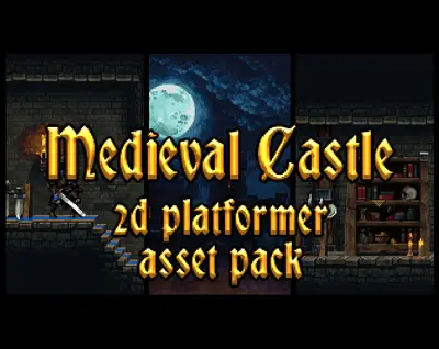2D Environment Platformer Asset Pack: Castle of Despair