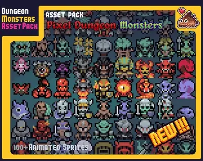 Mini Dungeons Monsters HUGE Pack 16x16